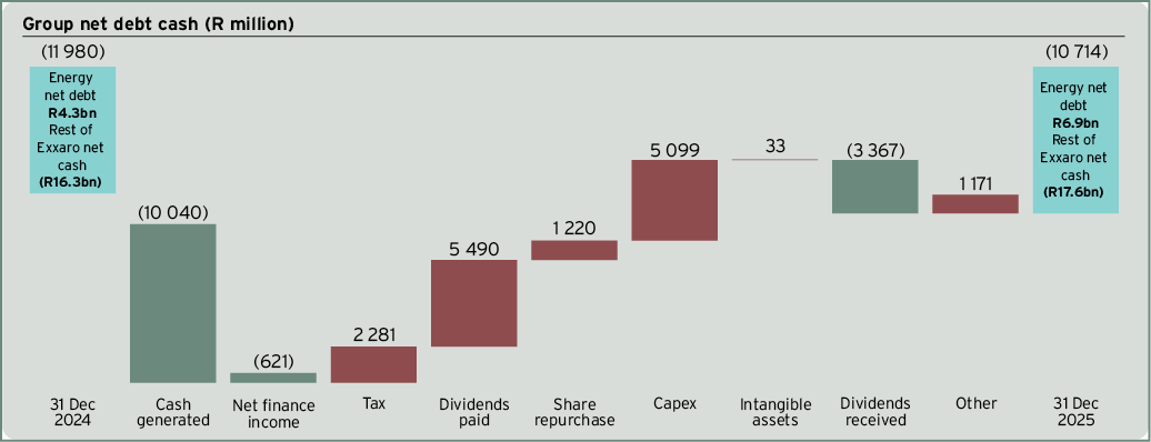 A graph shows the amount of debt in millions.

AI generated content